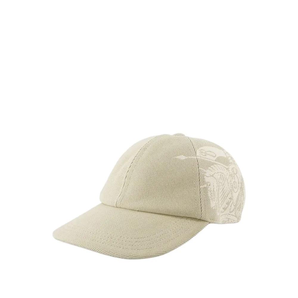 Burberry Mützen - Ekd Twill Cap - Synthetic - Beige - Gr. XS - in Beige - für Damen