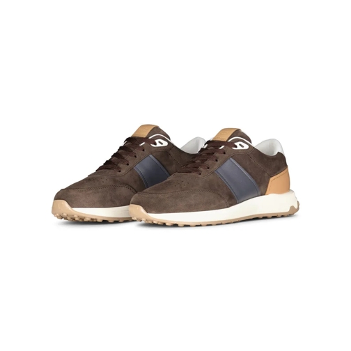 Tod's Wildleder-Sneaker All Pelle Running Mid Volume Dunkelbraun sneaker basse