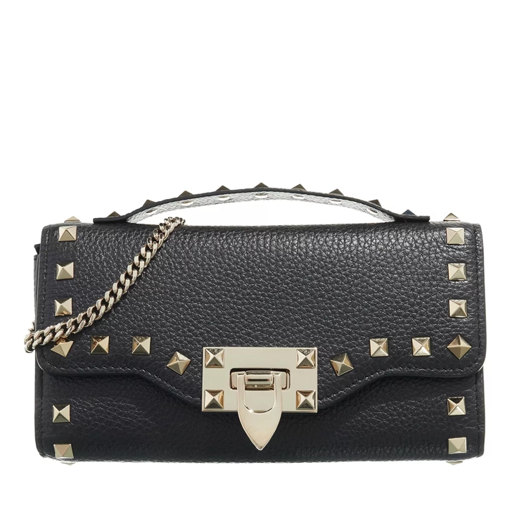 Valentino garavani rockstud best sale wallet on a chain