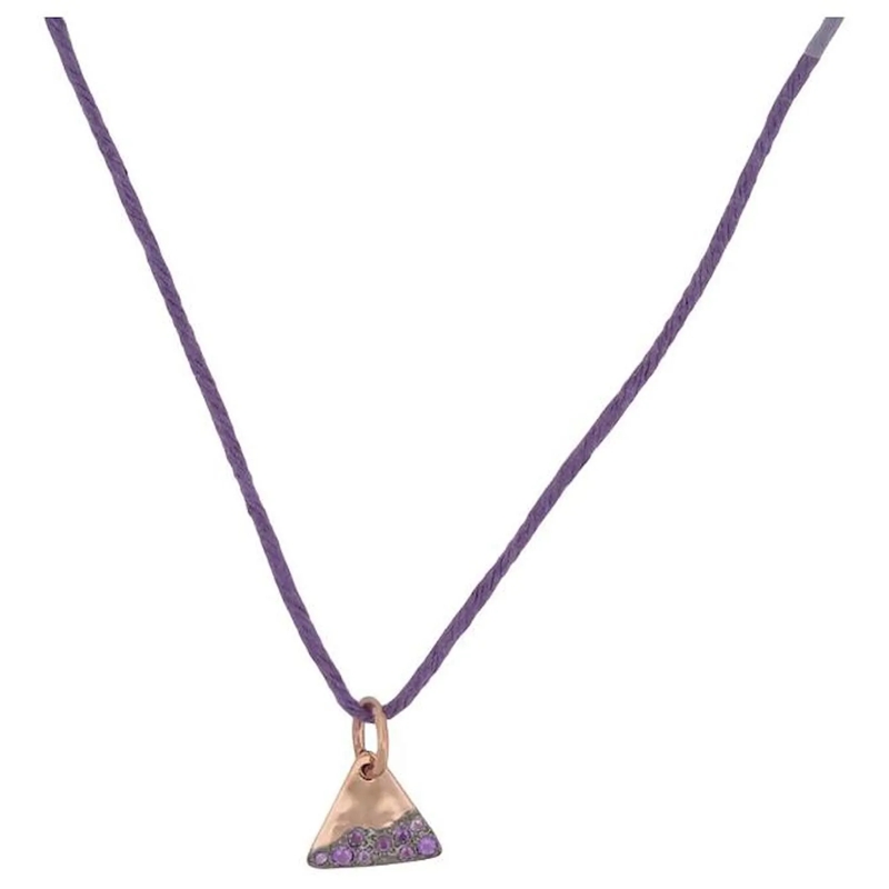 DoDo Mittellange Halskette DODO POMELLATO KOSTBARER TAG-ANHÃ„NGER AN GOLDKORD gold