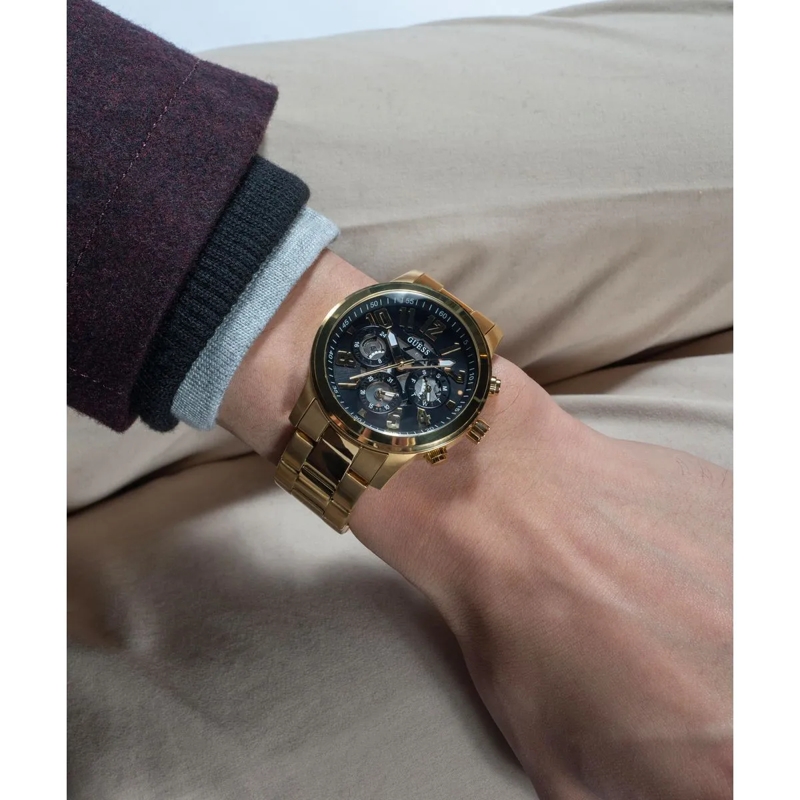 Guess Automatikuhr Quarz-Analoguhr Parker schwarz(Image 9)