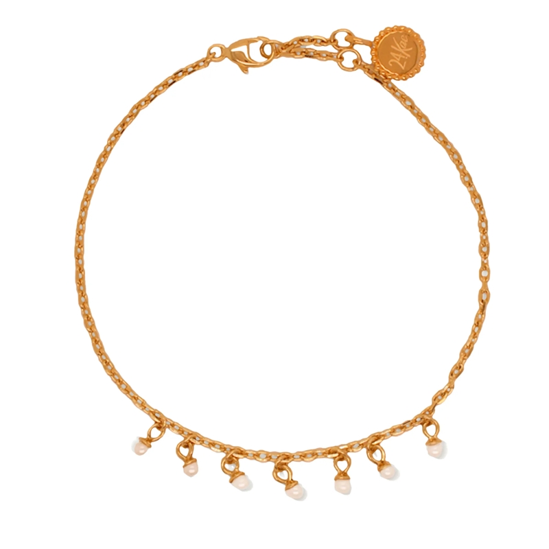 24Kae Armband 925er Sterlingsilber Armband gold