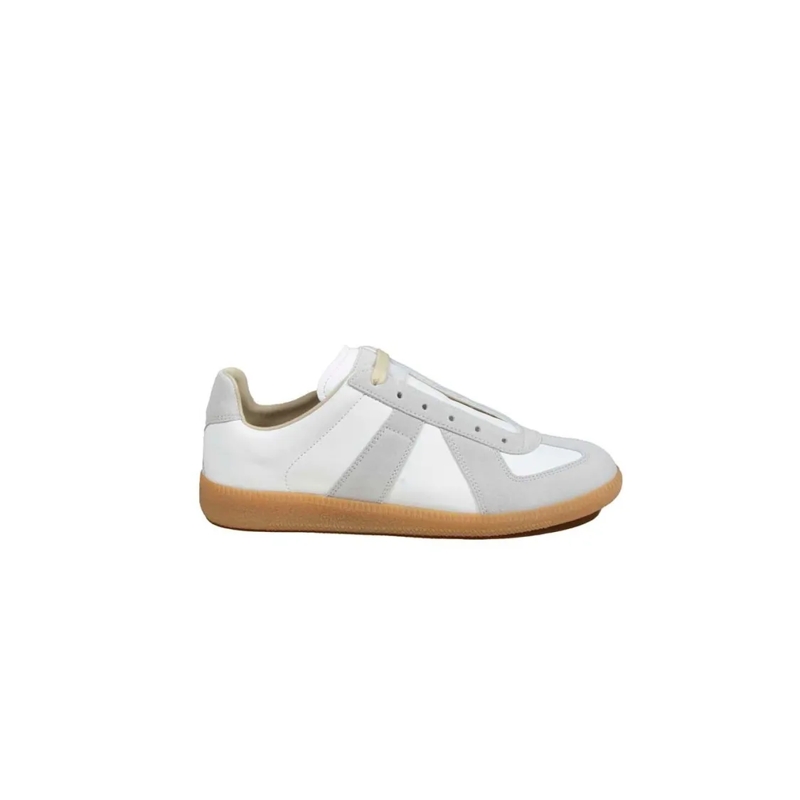 Maison Margiela Low-Top-Sneaker Sneakers Replica In Nappa Bianca White