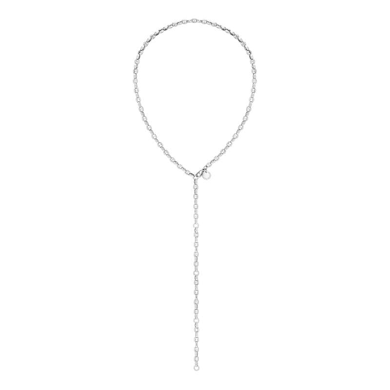 Liebeskind Berlin Mittellange Halskette Edelstahl The Nugget silber(Image 3)