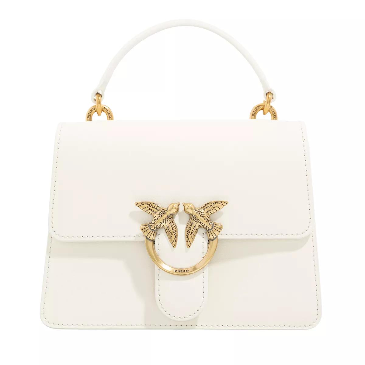 Pinko Crossbody Bags - Love One Top Handle Mini Light - Gr. unisize - in Creme - für Damen