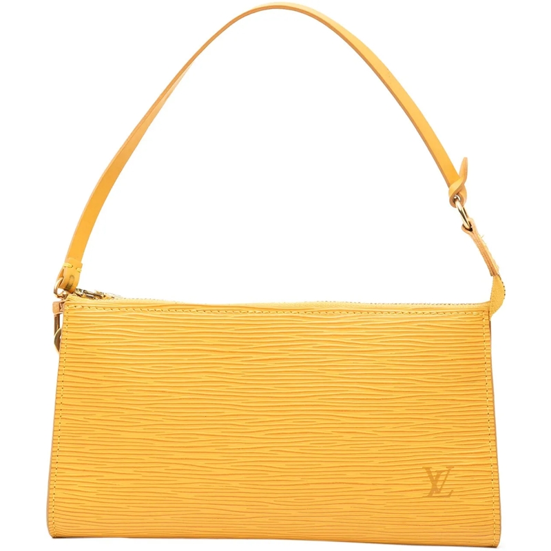 Louis Vuitton Schultertasche Epi Pochette Accessoires gelb