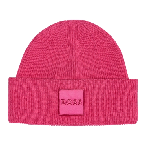 Boss Landran Hat Bright Pink Cappello di lana