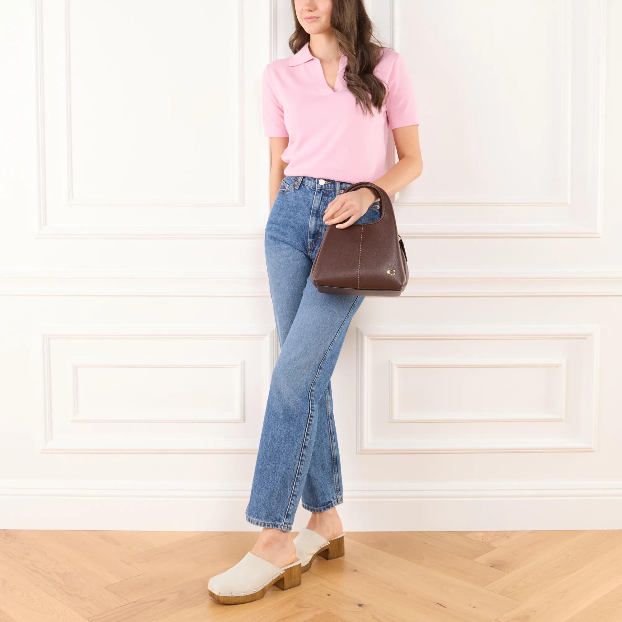 Coach Crossbody bags Polished Pebble Leather Lana Shoulder Bag 23 in bruin