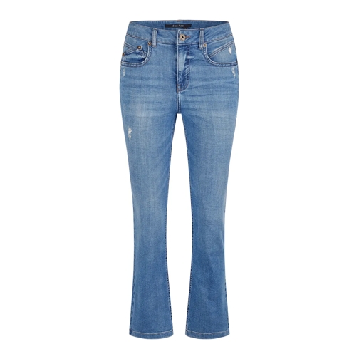 Marc Aurel Cropped Jeans Flared Hose blau