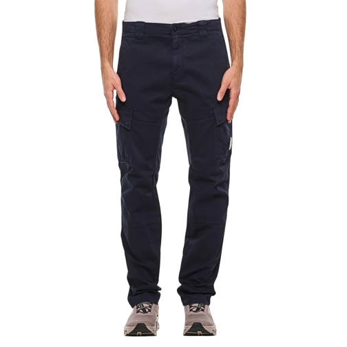 CP Company  Sateen Stretch Cargo Lens Pants Blue