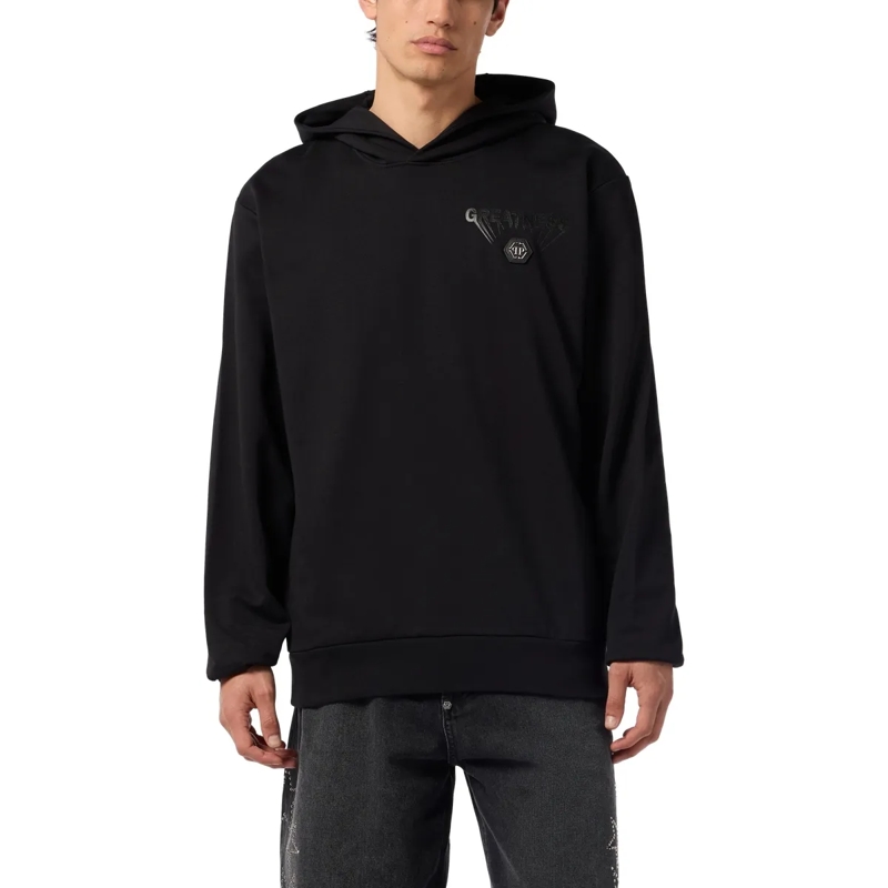 Philipp Plein Top Kapuzen-Sweatshirt Greatness schwarz(Image 3)