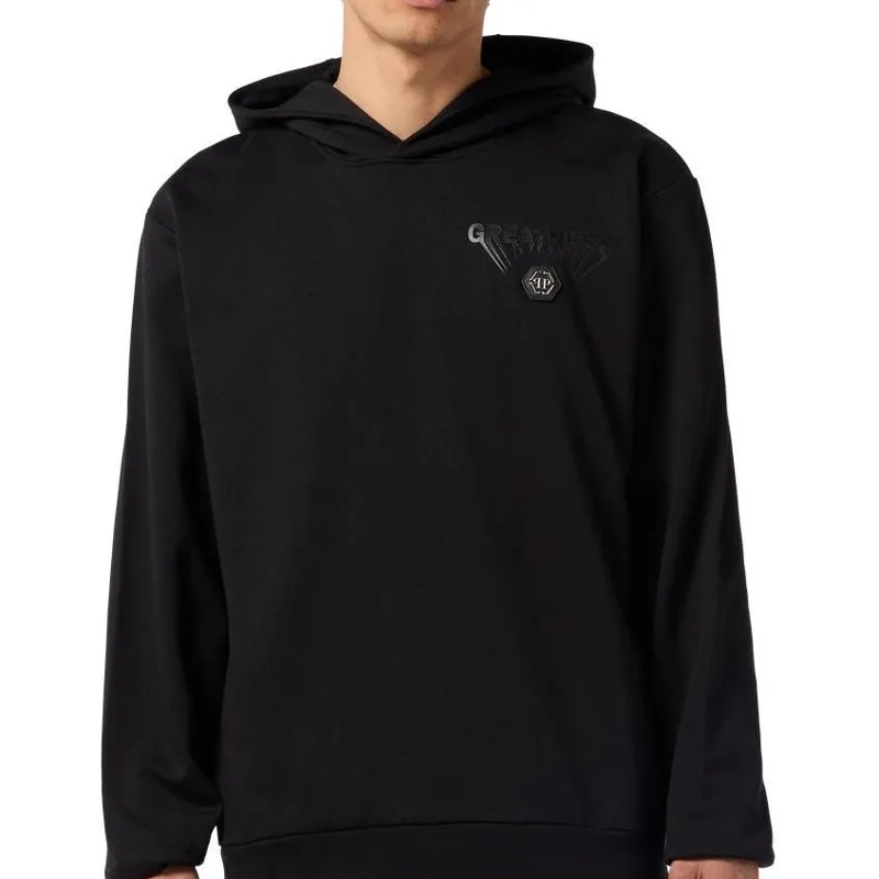 Philipp Plein Sweatjacke Kapuzen-Sweatshirt Greatness schwarz(Image 3)