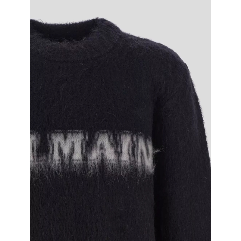 Balmain  Mohair Knitwear schwarz(Image 3)