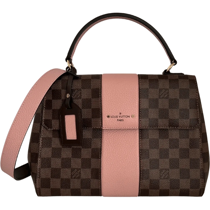 Louis Vuitton Schultertasche Louis Vuitton Bond Street MM Damier Ebene Canvas M braun