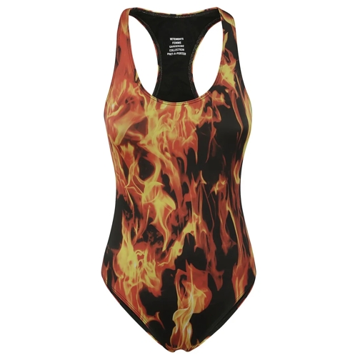 Vetements  Fire Swimsuit Multicolor