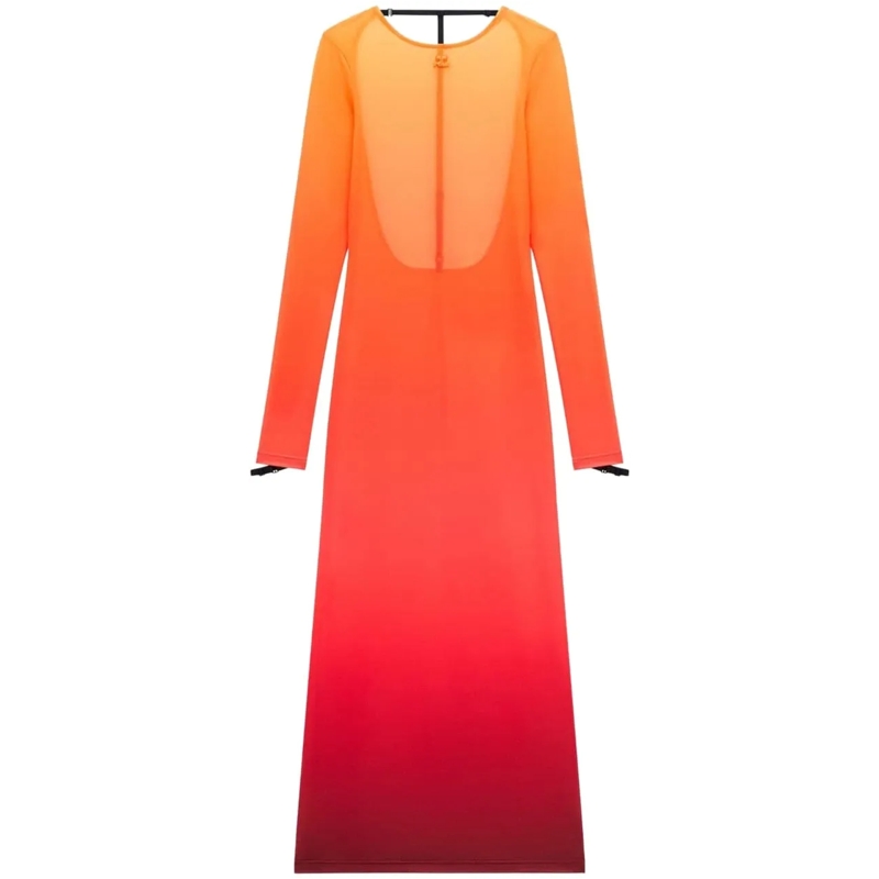 Courrèges Midikleid Dresses Gradient Sunset mehrfarbig