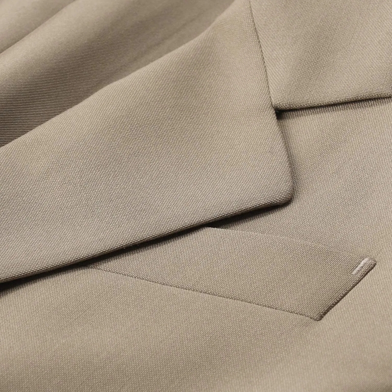 Saint Laurent Colbert Sakko aus Wolle & Mohair beige(Image 5)