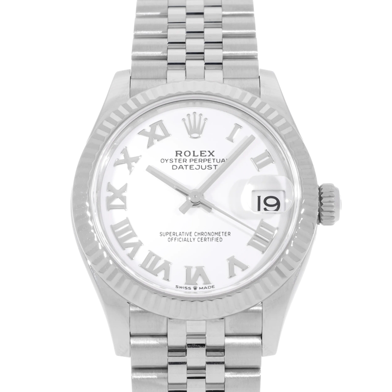 Rolex Automatikuhr Datejust Weiß