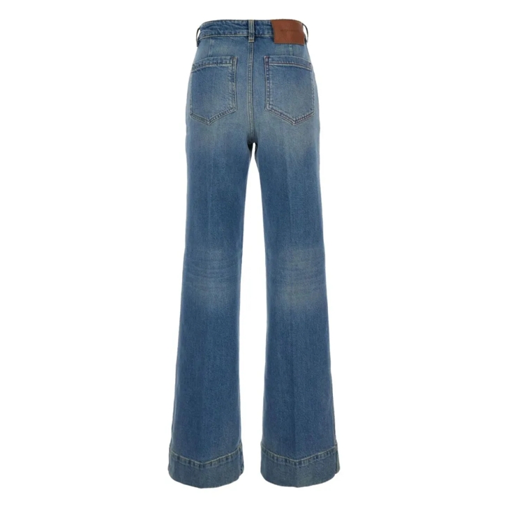 デニム・ジーパン Victoria Beckham High-Rise Flared Jeans With Five-Pocket Victoria Beckham High-Rise Flared Jeans With Five-Pocket