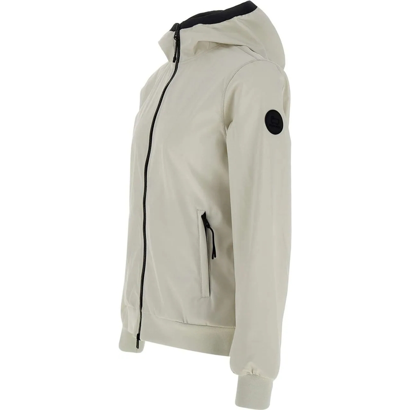 Woolrich Daunenjacke Soft Shell Full Zip Hoodie weiß(Image 12)