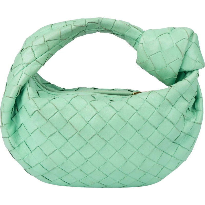 Bottega Veneta Tote Bottega Veneta Green Intrecciato Leather Jodie Han grün
