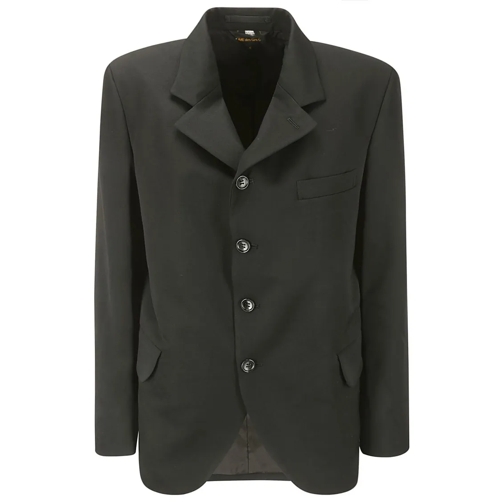 Comme des Garcons Blazer Structured Shoulders Jacket Black