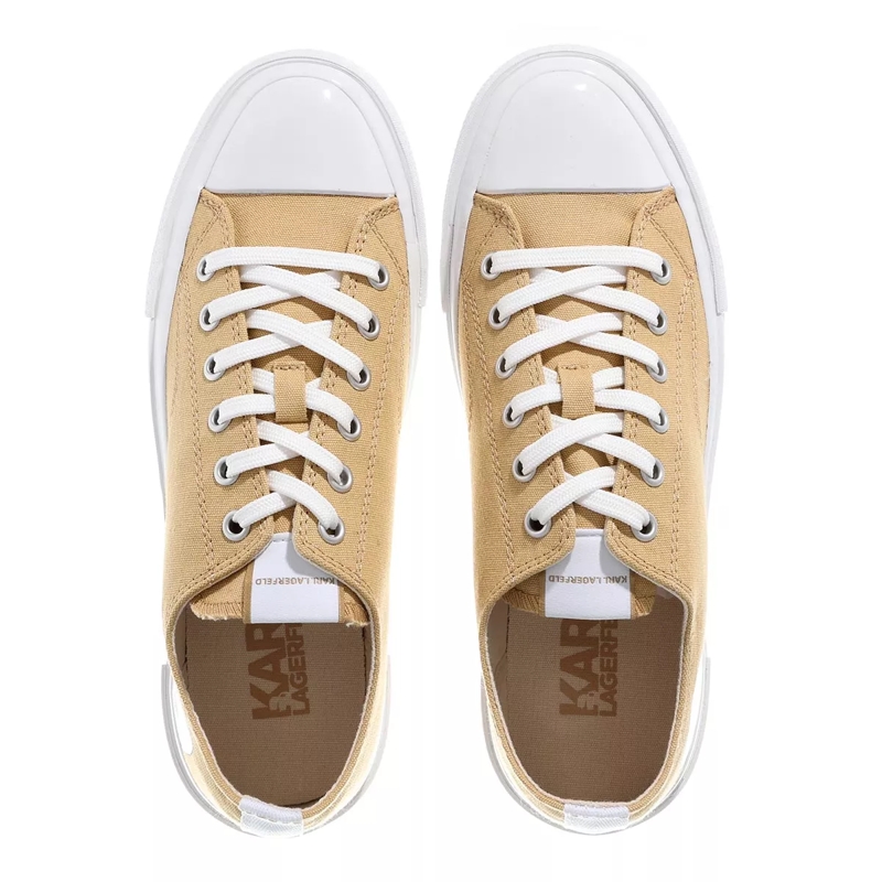 Karl Lagerfeld Low-Top-Sneaker KAMPUS III Karl Ikonic Lo Lace Clay Canvas(Image 3)