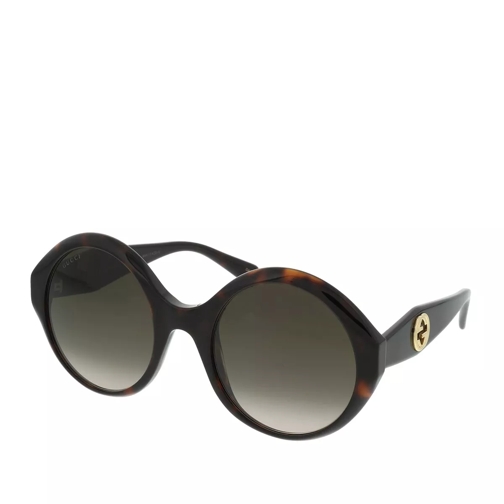 Gucci GG0797S-002 54 Sunglass WOMAN ACETATE Havana Sonnenbrille