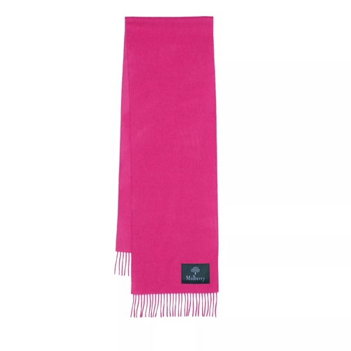 Mulberry Small Solid Lambswool Scarf Pink Wollschal