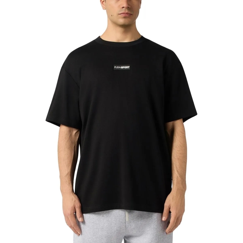 Plein Sport T-Shirt Slub Cotton T-Shirt Scratch schwarz(Image 3)
