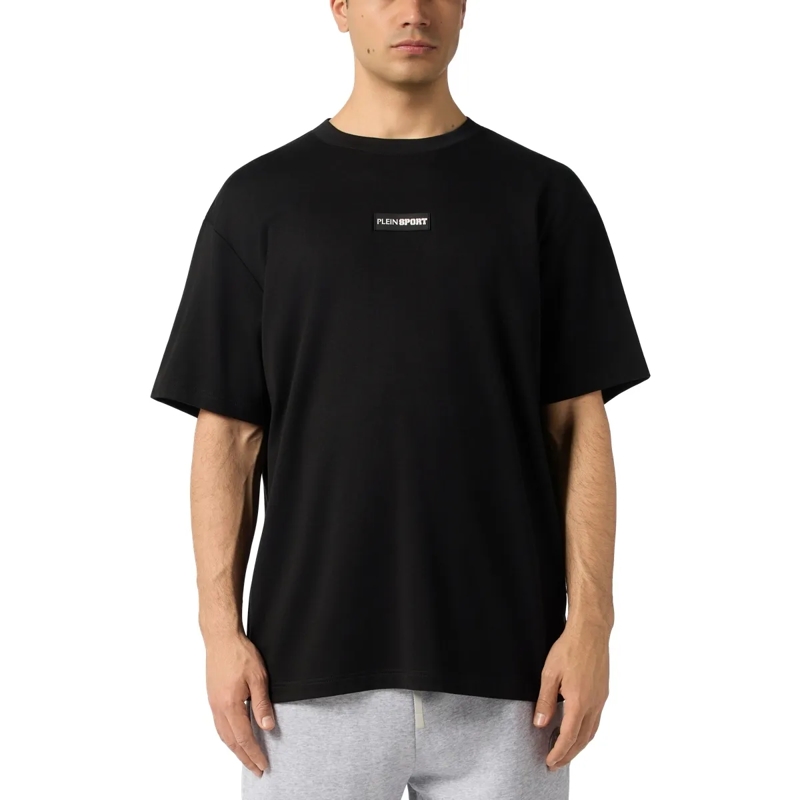 Plein Sport T-Shirt Slub Cotton T-Shirt Scratch schwarz(Image 3)