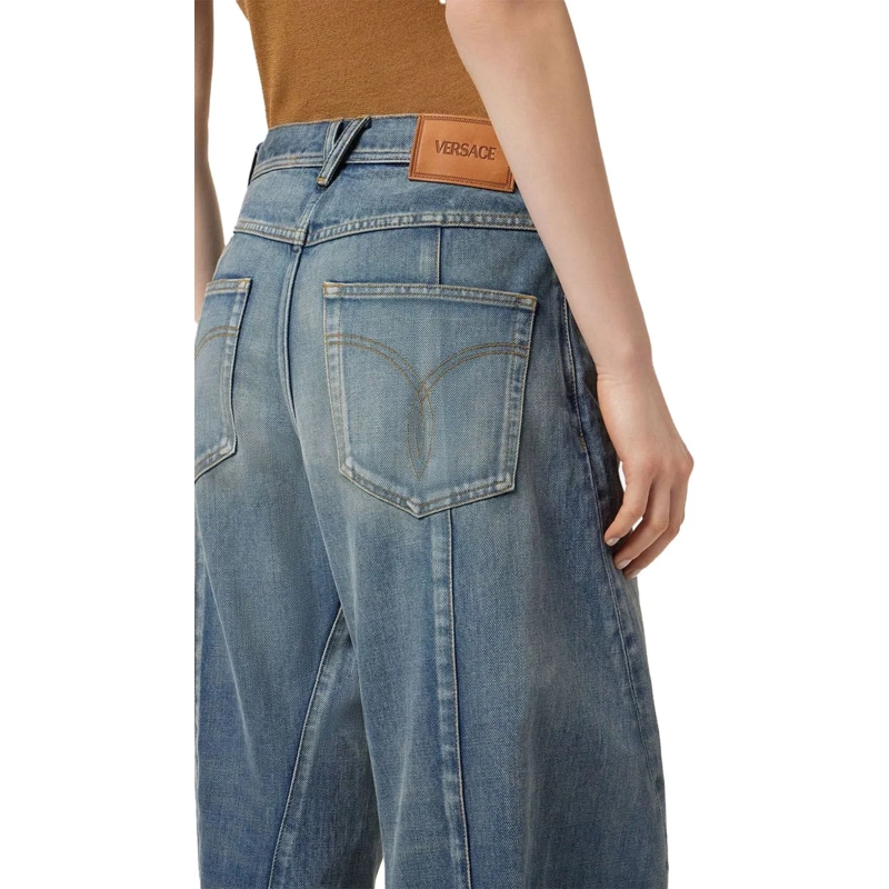 Versace  Trousers Denim blau