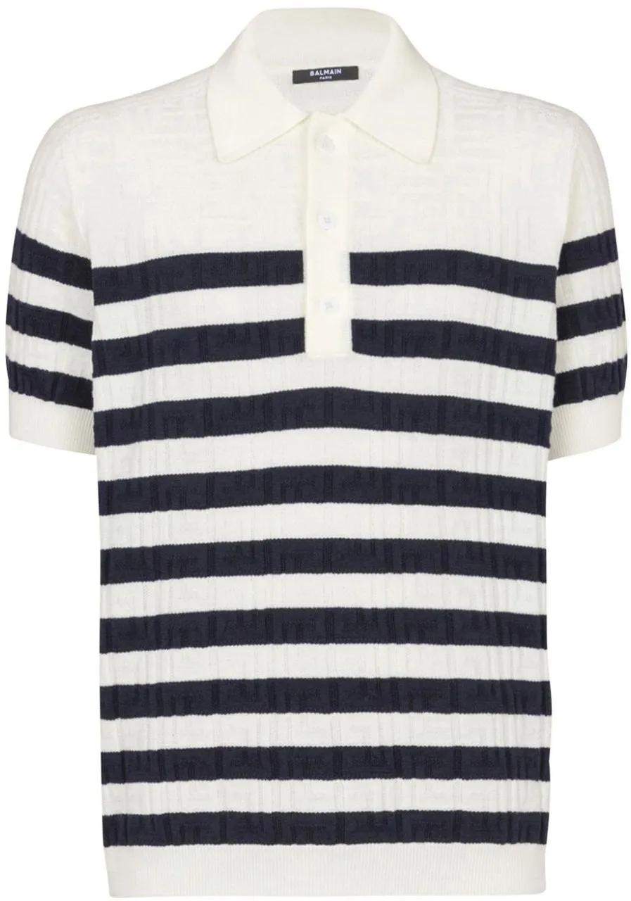 Thumbnail - Balmain - T-Shirts And Polos White - Größe M - weiß