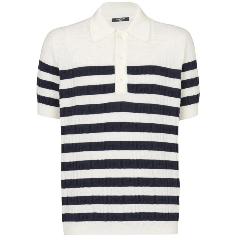 Balmain Polohemd T-Shirts And Polos White weiß
