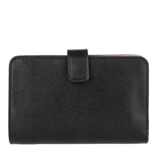 Kate Spade New York Spencer Compact Wallet Black Bi-Fold Portemonnee
