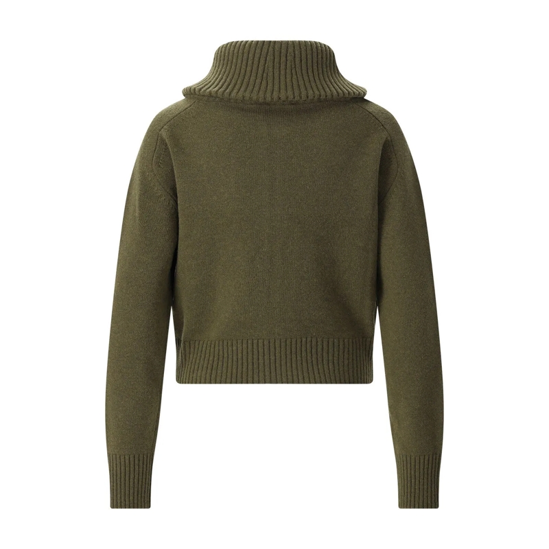 Victoria Beckham Jacke Strickjacke aus Woll-Mix grau(Image 2)