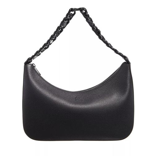 Christian Louboutin Loubila Chain Large Shoulder Bag Black Hobo Bag