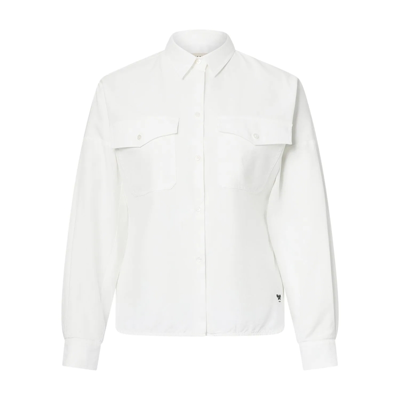 WEEKEND Max Mara Blouse Hemdbluse Pesi weiß