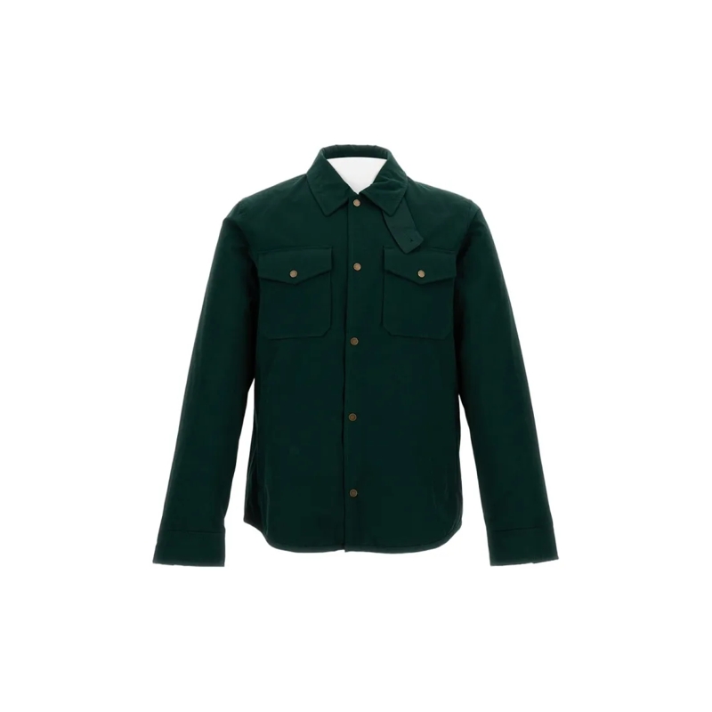 Woolrich  Structured Green Woolrich Jacket Black