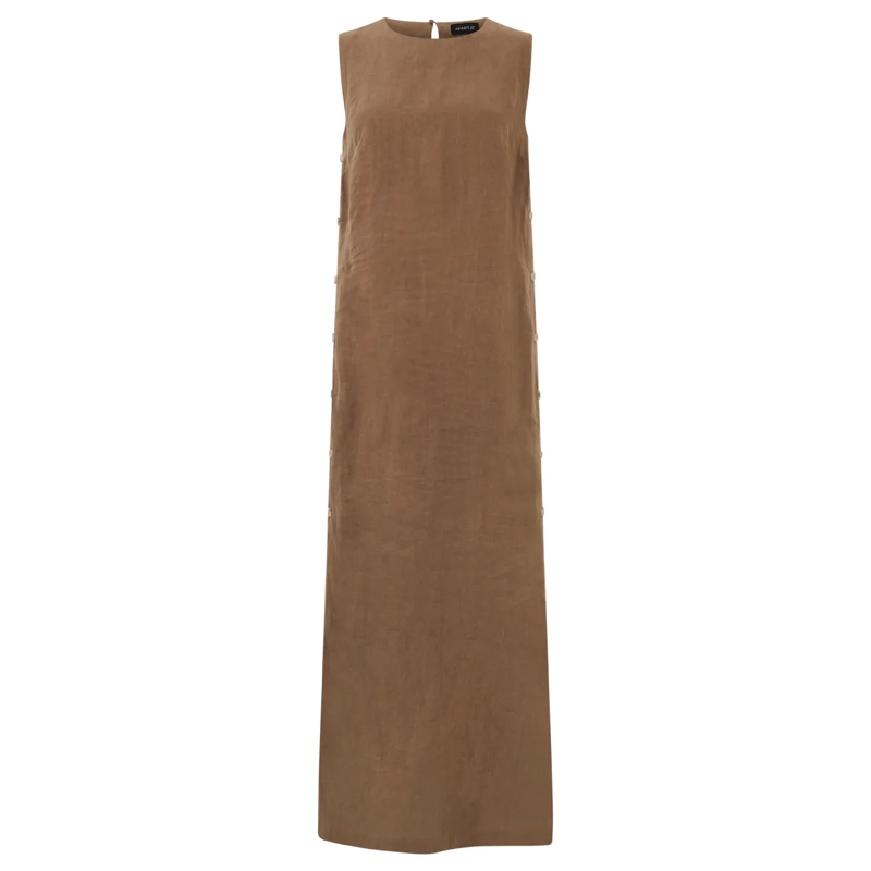 Apart Abendkleid Kleid beige