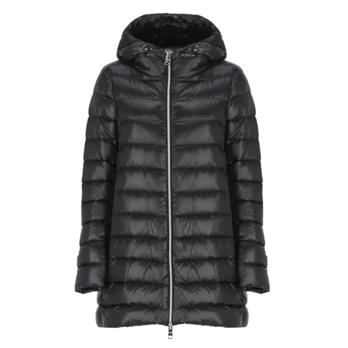 Herno Overgangsjas Padded And Quilted Down Jacket Black