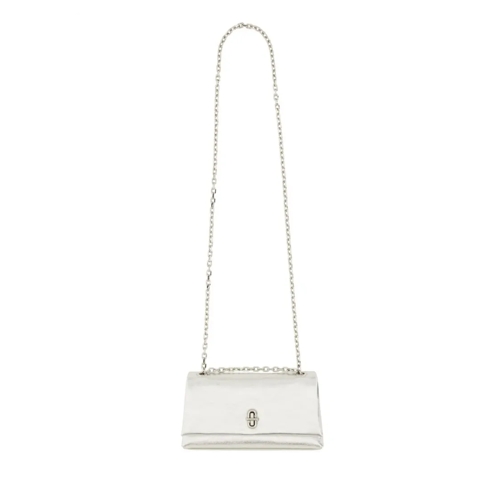 Marc Jacobs Geldbörse Rectangular Silver Leather Wallet With Chain Strap Silver (Image 2)