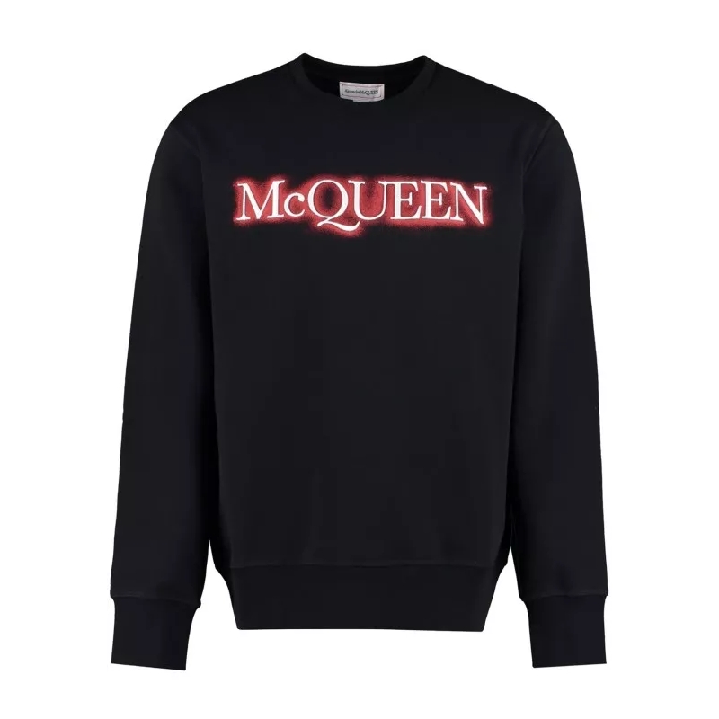 Alexander McQueen  Black Logo Sweatshirt Black