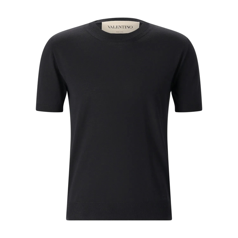 Valentino Garavani T-Shirt T-Shirt aus Wolle schwarz