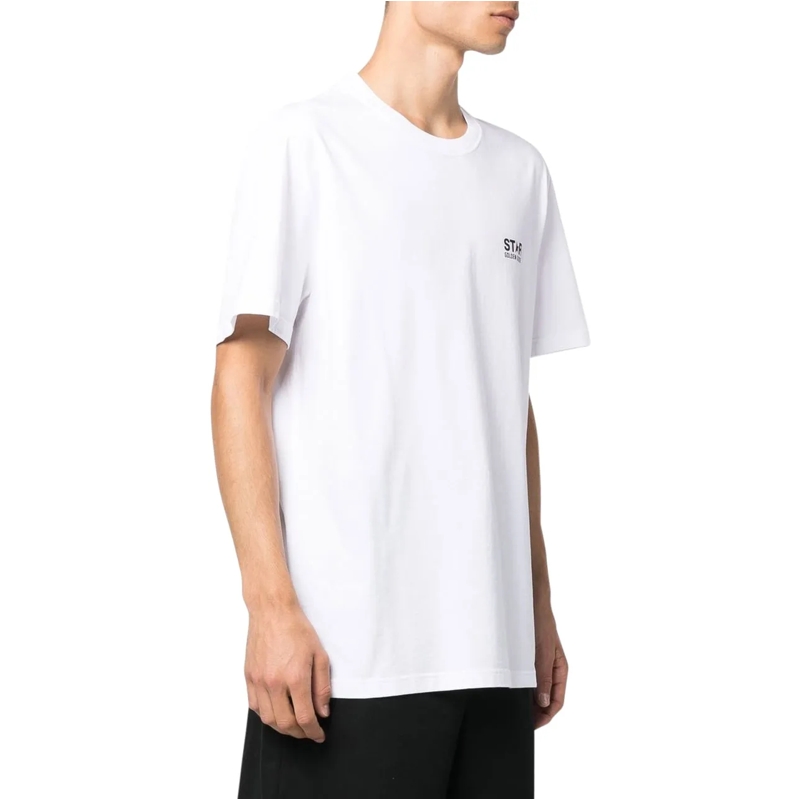 Golden Goose T-Shirt T-Shirts And Polos White Black schwarz