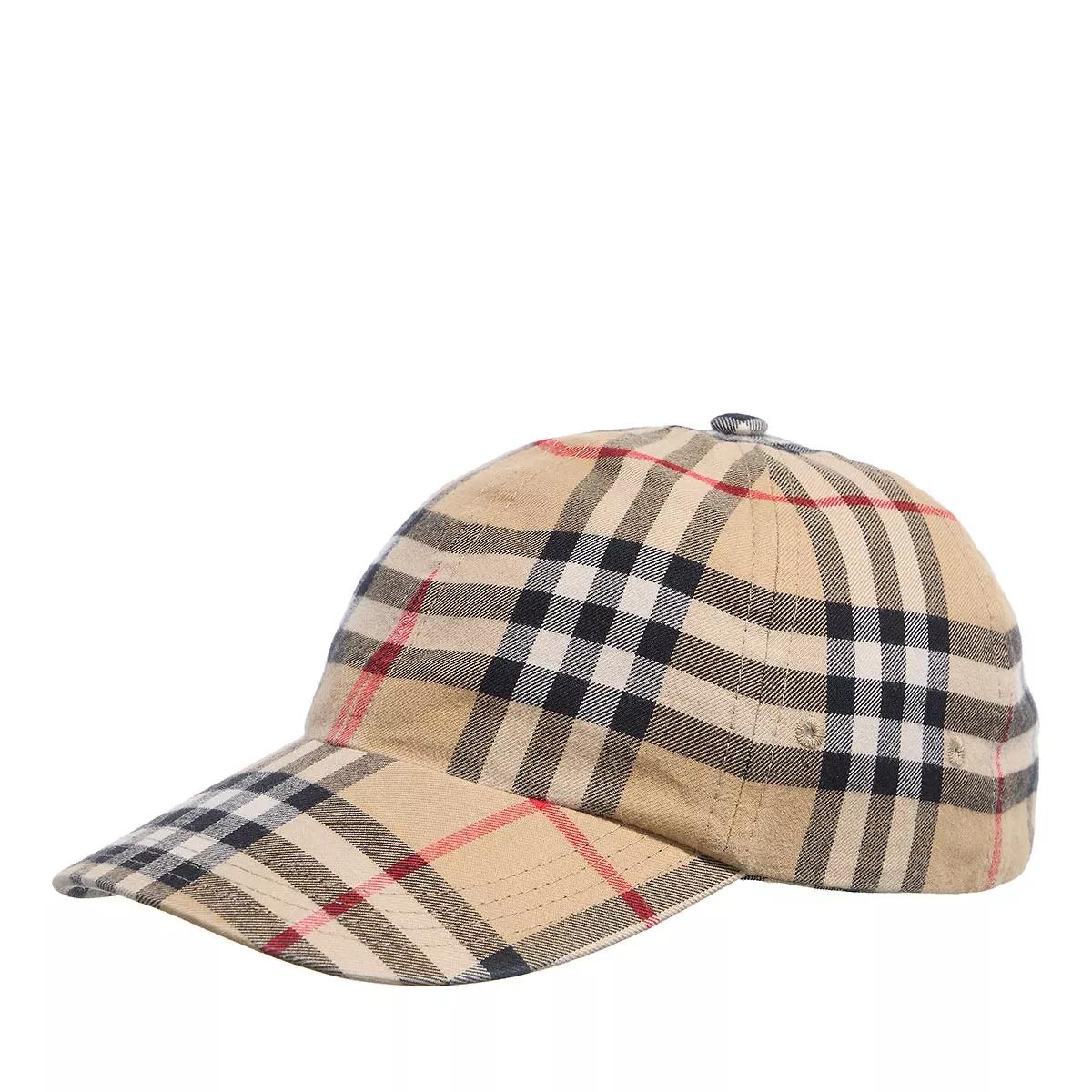 Burberry Mützen - Archive Check Baseball Cap - Gr. S - in Beige - für Damen