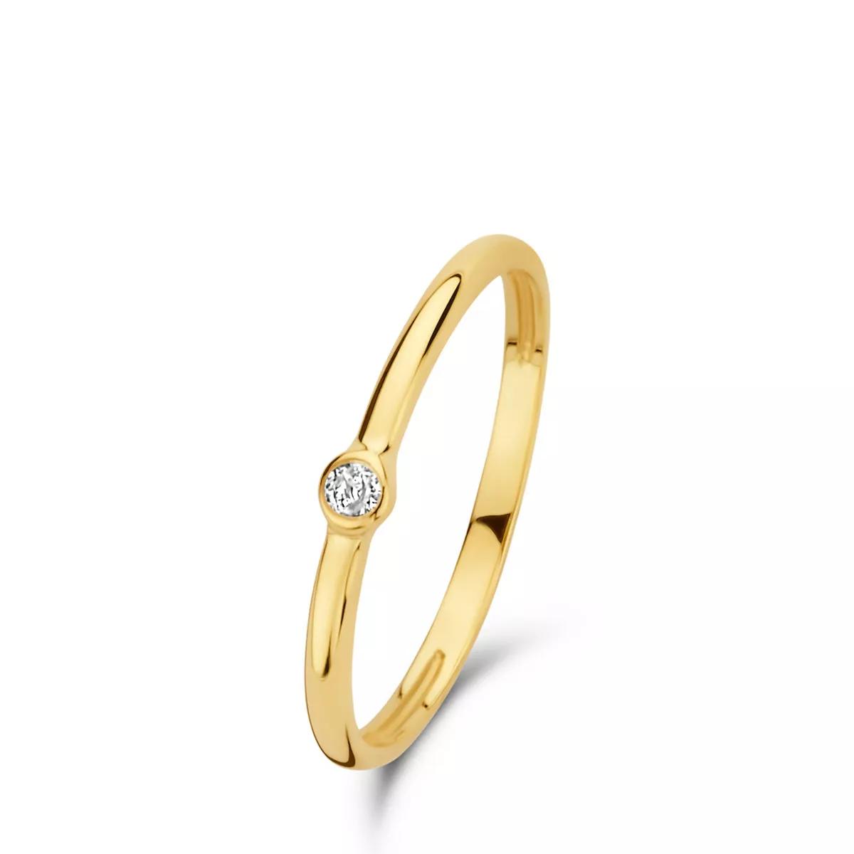 Isabel Bernard Ring - Asterope Solitary 14 Karat Stacking Ring - Gr. 56 - in Gold - für Damen