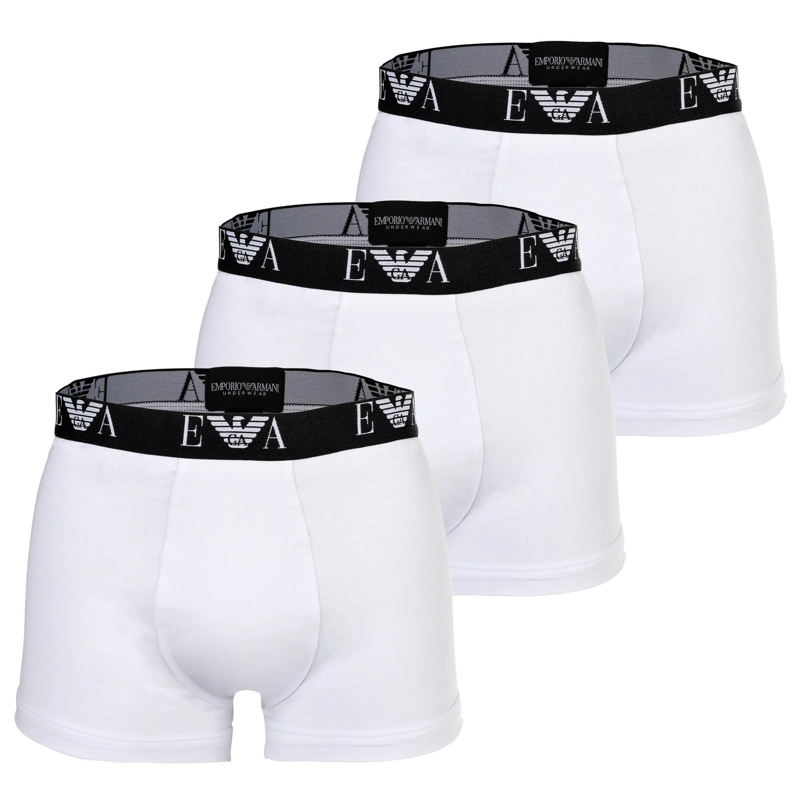 Emporio Armani  BOLD MONOGRAM 3er Pack weiss