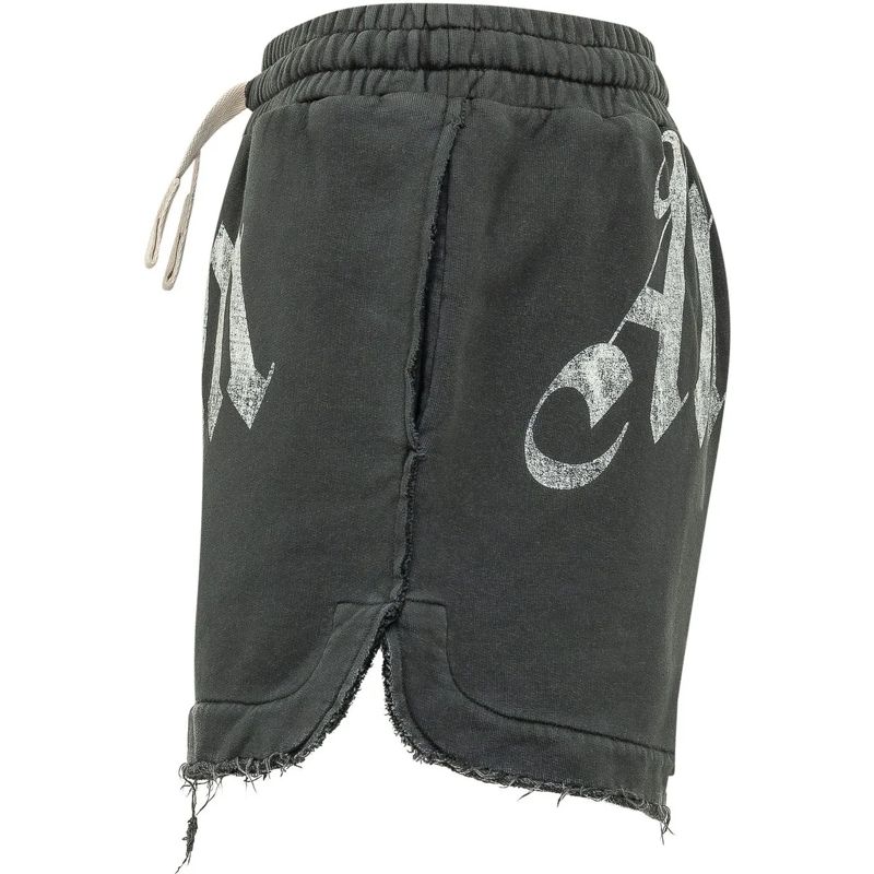 Palm Angels Shorts Shorts Jogger con Coulisse e Stampa dunkelgrau(Image 3)