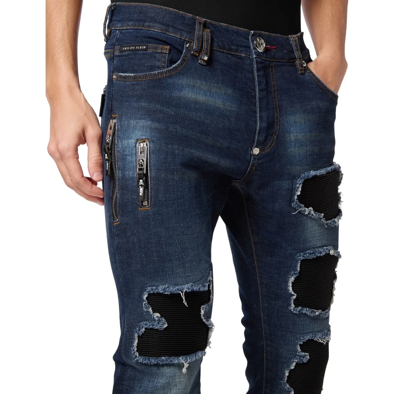 Philipp Plein Skinny-Leg-Jeans Jeans Slim Fit dunkel-blau(Image 2)